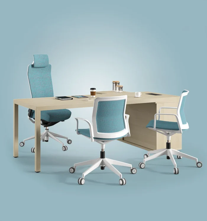 Taula d'oficina amb la mida correcta