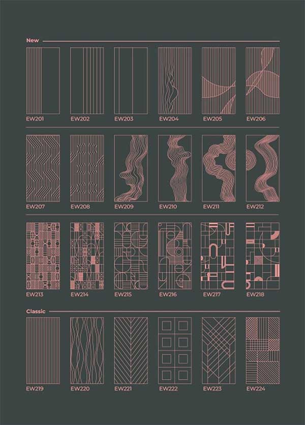 Formatos disponibles revestimiento acústico Ecowall